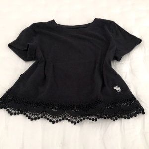 Abercrombie Kids Lace Hem Tee